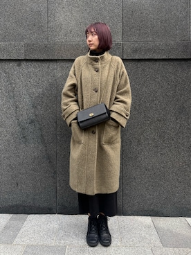 「COACH（コーチ）のアイテム」を使った、yunさん（レディース・168cm）の冬コーディネート