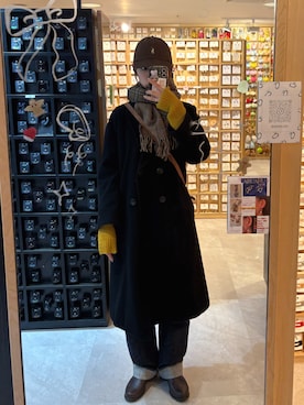 「Blundstone（ブランドストーン）のアイテム」を使った、yunさん（レディース・168cm）の冬コーディネート