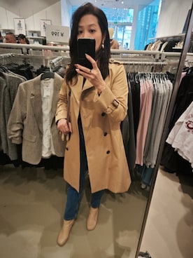 「RAY CASSIN（レイカズン）のアイテム」を使った、ElizaBethさん（レディース・163cm）の春コーディネート