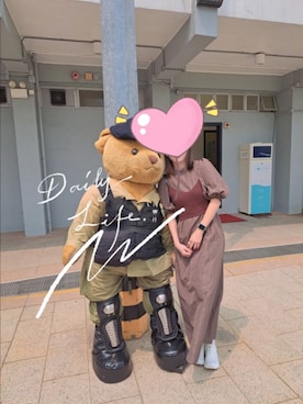 「COCO DEAL（ココディール）のアイテム（ワンピース/ドレス）」を使った、ElizaBethさん（レディース・163cm）の夏コーディネート