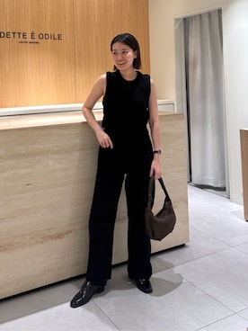 「NOTHING WRITTEN（ナッシングリトゥン）のアイテム」を使った、中井　オデット エ オディール スタッフさん（レディース・159cm）の冬コーディネート