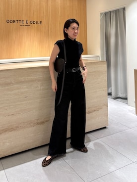 中井　オデット エ オディール スタッフさん（レディース・159cm）の冬コーディネート