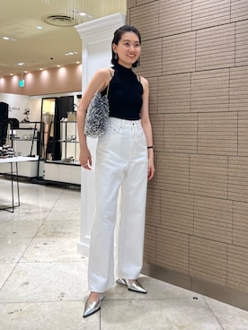 中井　オデット エ オディール スタッフさん（レディース・159cm）の夏コーディネート