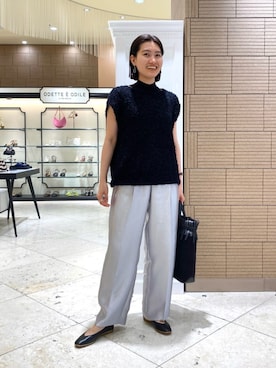 中井　オデット エ オディール スタッフさん（レディース・159cm）の春コーディネート