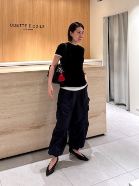 「アイテム（その他小物）」を使った、中井　オデット エ オディール スタッフさん（レディース・159cm）の冬コーディネート