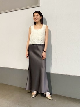 「syndro」｜中井　オデット エ オディール スタッフさん（レディース・159cm）の春コーディネート
