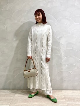 中井　オデット エ オディール スタッフさん（レディース・158cm）の冬コーディネート