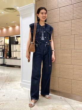 中井　オデット エ オディール スタッフさん（レディース・158cm）の夏コーディネート