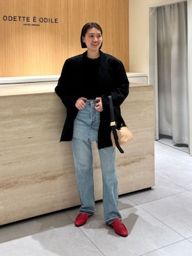中井 オデット エ オディール スタッフさん(レディース・159cm)の夏コーディネート