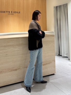 中井 オデット エ オディール スタッフさん(レディース・159cm)の冬コーディネート