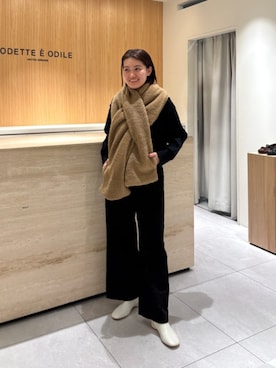 中井 オデット エ オディール スタッフさん(レディース・159cm)の冬コーディネート