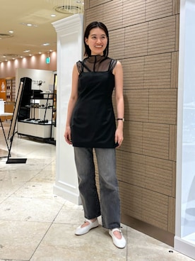 中井 オデット エ オディール スタッフさん(レディース・159cm)の夏コーディネート