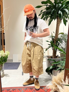 「アイテム（Tシャツ/カットソー）」を使った、nori10256025さん（メンズ・160cm）の夏コーディネート