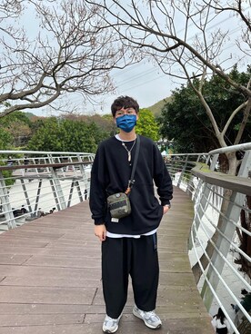 「REPUTATION（レピュテーション）のアイテム」を使った、wanisocuteさん（メンズ・173cm）の冬コーディネート