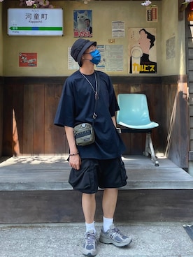 「REPUTATION（レピュテーション）のアイテム」を使った、wanisocuteさん（メンズ・173cm）の春コーディネート