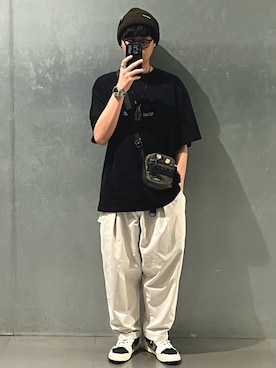 「REPUTATION（レピュテーション）のアイテム」を使った、wanisocuteさん（メンズ・173cm）の春コーディネート