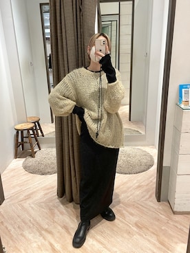 aya_lemageさん（レディース・157cm）の冬コーディネート