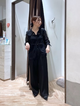 「大人カジュアルコーデ」｜「アイテム（パンプス）」を使った、aya_lemageさん（レディース・158cm）の夏コーディネート