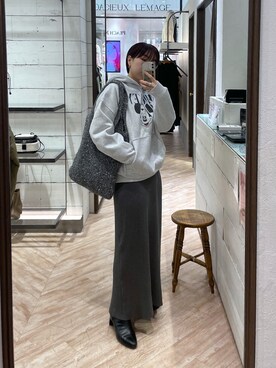 aya_lemageさん（レディース・158cm）の冬コーディネート