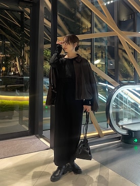 「アイテム（ワンピース/ドレス）」を使った、aya_lemageさん（レディース・158cm）の秋コーディネート