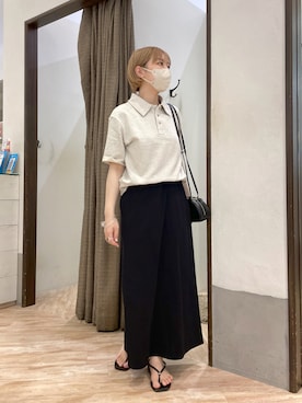 「スエット」｜「アイテム（ワンピース/ドレス）」を使った、aya_lemageさん（レディース・157cm）の夏コーディネート