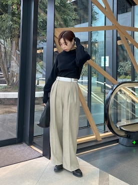 「アイテム（ワンピース/ドレス）」を使った、aya_lemageさん（レディース・158cm）の冬コーディネート