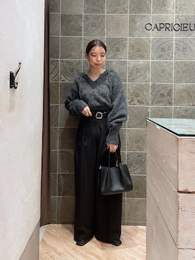 aya_lemageさん（レディース・158cm）の冬コーディネート