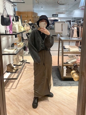 aya_lemageさん（レディース・157cm）の冬コーディネート