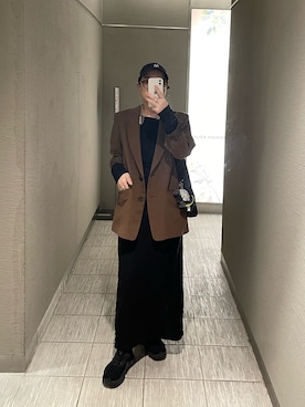 「アイテム（ワンピース/ドレス）」を使った、aya_lemageさん（レディース・158cm）の秋コーディネート