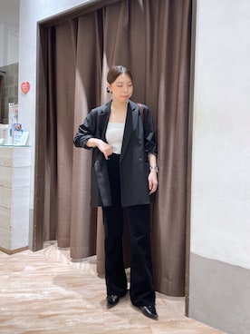 「CAPRICIEUX LE'MAGE（カプリシューレマージュ）のアイテム（パンプス）」を使った、aya_lemageさん（レディース・158cm）の秋コーディネート