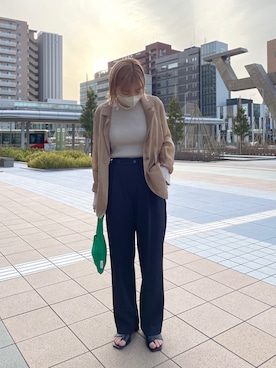 aya_lemageさん（レディース・157cm）の冬コーディネート