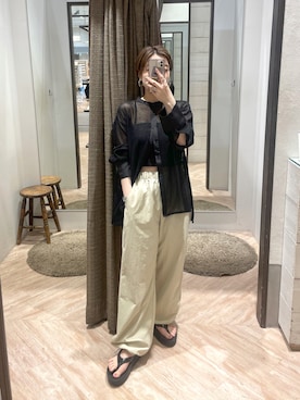 aya_lemageさん（レディース・157cm）の夏コーディネート