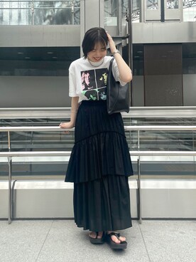 「ビーサンコーデ」｜aya_lemageさん（レディース・157cm）の夏コーディネート