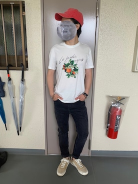 「Kahiko（カヒコ）のアイテム」を使った、shabaniさん（メンズ・161cm）の夏コーディネート