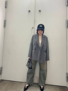 「SENSE OF PLACE by URBAN RESEARCH（センスオブプレイスバイアーバンリサーチ）のメタリックポインテッドシューズ（パンプス）」を使った、maiさん（レディース・156cm）の春コーディネート