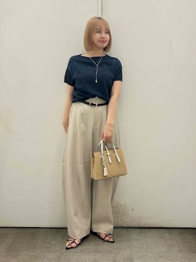「SMELLY（スメリー）のアイテム（アクセサリー）」を使った、maiさん（レディース・156cm）の夏コーディネート
