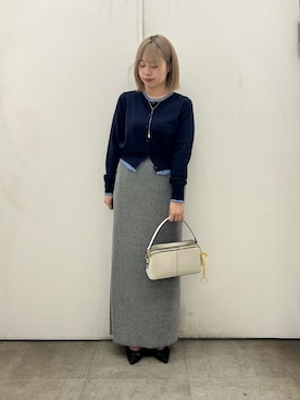 「アイテム（ハンドバッグ）」を使った、maiさん（レディース・156cm）の秋コーディネート