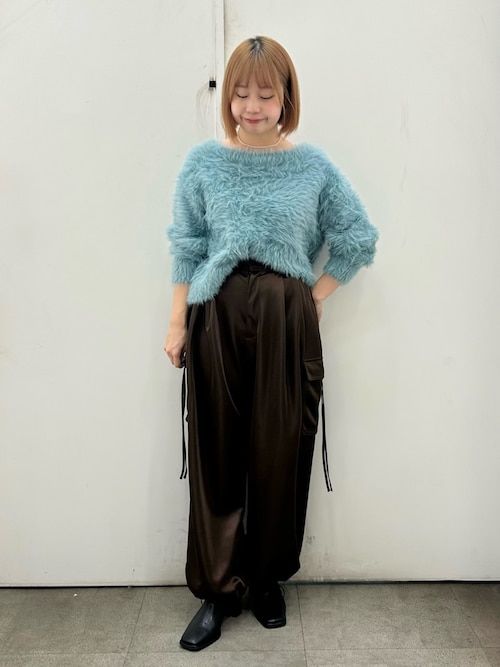 セール】サテンカーゴパンツ（カーゴパンツ）｜SENSE OF PLACE by