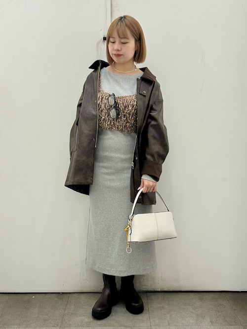 バックプレートツキリブワンピ（ワンピース）｜SENSE OF PLACE by