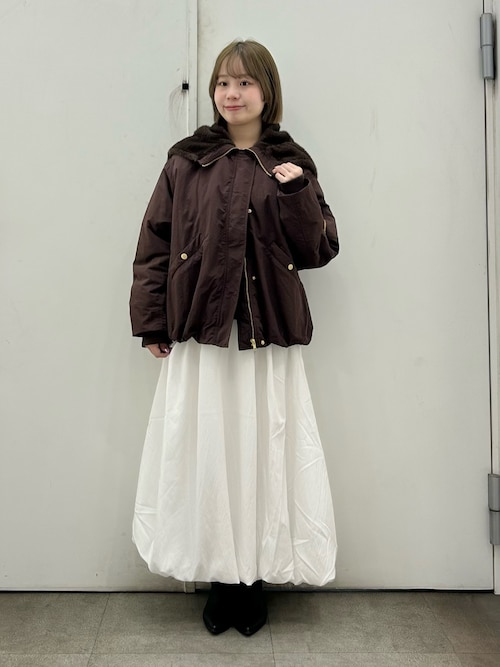 セール】ファーエリバルーンブルゾン（ブルゾン）｜SENSE OF PLACE by