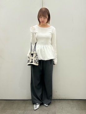 「SENSE OF PLACE by URBAN RESEARCH（センスオブプレイスバイアーバンリサーチ）のアイテム（パンプス）」を使った、maiさん（レディース・156cm）の秋コーディネート