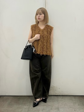 「SENSE OF PLACE by URBAN RESEARCH（センスオブプレイスバイアーバンリサーチ）のアイテム（パンプス）」を使った、maiさん（レディース・156cm）の秋コーディネート