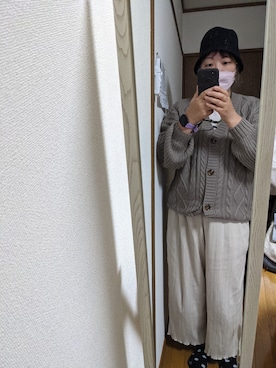 「アイテム（腕時計、パープル系）」を使った、naoさん（レディース・170cm）の秋コーディネート