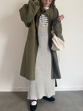 「WHIMSIC（ウィムジック）のアイテム（その他アウター）」を使った、pearn0さん（レディース・160cm）の冬コーディネート