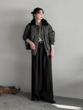 「アイテム（腕時計）」を使った、pearn0さん（レディース・160cm）の冬コーディネート