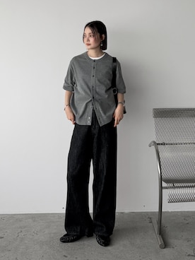 「DISCOAT（ディスコート）のアイテム」を使った、pearn0さん（レディース・160cm）の夏コーディネート