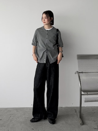 「DISCOAT（ディスコート）の【YouTube掲載】ギャザーローファー（ローファー）」を使った、pearn0さん（レディース・160cm）の夏コーディネート