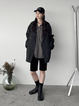 「チェックシャツ」｜pearn0さん（レディース・160cm）の秋コーディネート