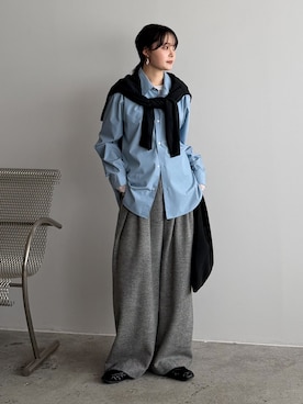 「MM6 Maison Margiela（ｴﾑｴﾑｼｯｸｽ ﾒｿﾞﾝ ﾏﾙｼﾞｪﾗ）のアイテム」を使った、pearn0さん（レディース・160cm）の冬コーディネート