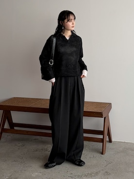 「hunch（ハンチ）のアイテム」を使った、pearn0さん（レディース・160cm）の冬コーディネート